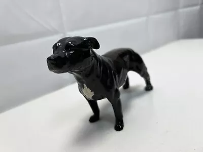 Buy RARE GREY BLACK BRINDLE BESWICK STAFFORDSHIRE BULL TERRIER DOG *Small Chip* (21) • 29.99£