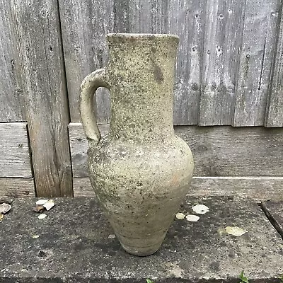 Buy Antique Terracotta Amphora - Garden Urn - Vase - Pottery • 34.99£