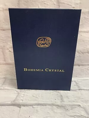Buy 2 X Bohemia Crystal Golden Wedding Glass Set Boxed  (LH) • 9.99£