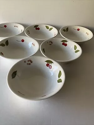 Buy Johnson Brothers Cerise 6  Cereal Bowls X 6 - Excellent Conditions • 40£