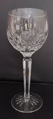 Buy SIGNED   WATERFORD Lead Crystal LISMORE Cut Facet Stem Hock  Wine Glass • 20£