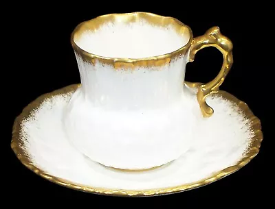 Buy Hammersley & Co. Bone China Demitasse Cup & Saucer, Gold Trim, Made In England • 23.29£