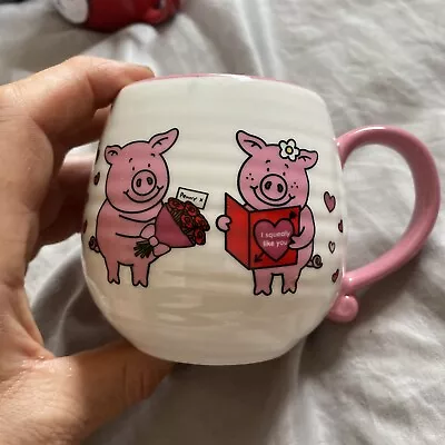 Buy Bins M&S Marks & Spencer Percy Pig Pink Hearts Mug, Love / Valentine's Day • 8.99£