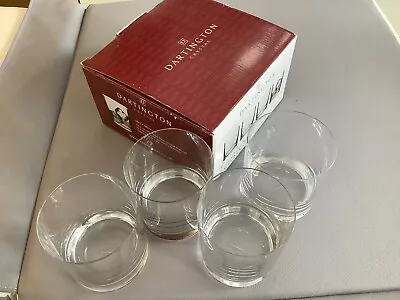 Buy Dartington Crystal Tumblers X 4 Glasses - Boxed Very Good Condition • 8£