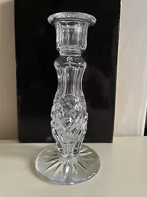 Buy Crystal Cut Glass Tapered Candlestick Holder • 18£