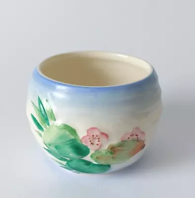 Buy Clarice Cliff ~Water Lily Pot Newport Pottery C1930's • 6.99£