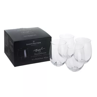 Dartington Stemless Wine Glasses-2pk