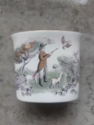 Buy Vintage Royal Worcester Fine Bone China Hunting Scene Cigarette Cigar Storage • 19£