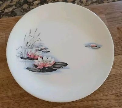 Buy Vintage Alfred Meakin Water Lily Pond 25.5cm Dinner Plate Pattern 1950s Heritage • 10£