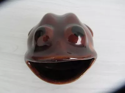 Buy Denmead Pottery Frog Vintage Brown Good Condition • 10£