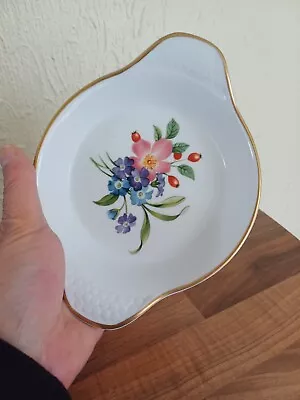 Buy Pershore By Royal Worcester Eared Round Egg Dish 7.25  Long English Floral • 3.99£