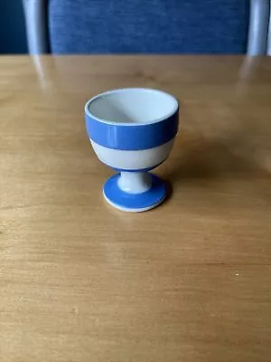 Buy T G Green Cornishware Footed Egg Cup Green Shield *2* • 21.99£