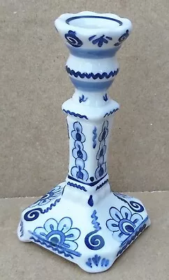 Buy Vintage Retro China Dutch Holland Netherland Delft Ornamental 5.5  Candle Stick • 27.95£