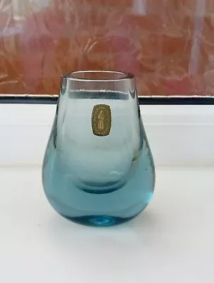 Buy Whitefriars Vase Arctic Blue Teardrop/Hambone • 25£