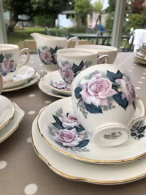 Buy Duchess Vintage Bone China Set Job Lot 4 Trios Cup Jug Sugar Bowl • 40£