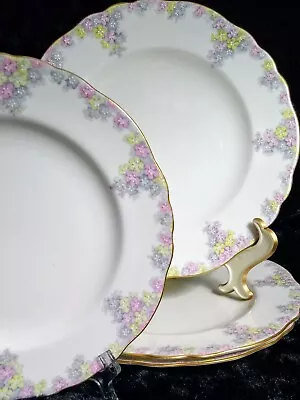 Buy 4pc Cauldron Ware Plates, Victorian England, (3)8-5/8 , (1)7-1/4 , EUC! • 15.83£