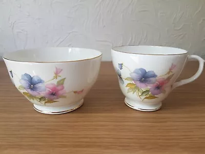 Buy Vintage Duchess Bone China Cup & Sugar Bowl Gilt Trim • 7.95£