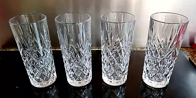 Buy NEW -SET Of 4 GALWAY CRYSTAL HI BALL / MIXER GLASSES / TUMBLERS • 100£