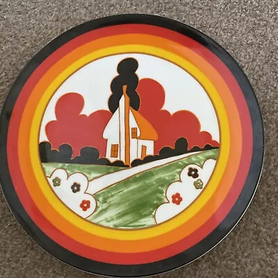 Buy Clarice Cliff Wedgwood 20cm Decorative Plate Limited Edition “Farmhouse “Bizarre • 20£