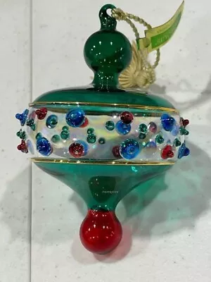 Buy Christmas Ornament Marquis WATERFORD Crystal Venetian Royal Gem Blown Glass 4.5  • 32.62£