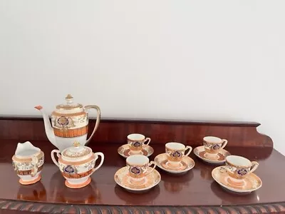 Buy Vintage Japanese Noritake White And Gold Ornate  Tea Set (17 Pieces) • 149.98£
