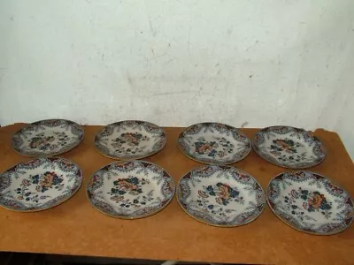 Buy Antique Victorian 8 X Doulton Alma  Burslem 9inch Plates • 49.99£