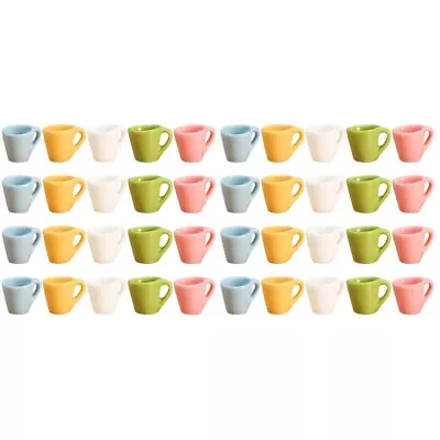 Buy 40 Pcs Miniature Coffee Mugs Tiny Beer Mugs Kids Tea Cups Set • 11.89£
