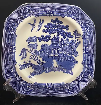 Buy Johnson Brothers Blue Willow Square Salad Plate • 23.29£