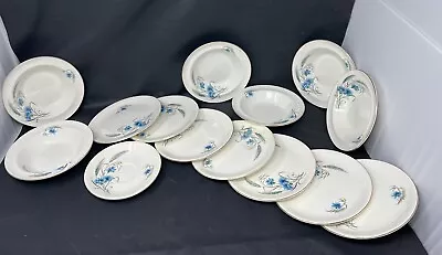 Buy Alfred Meakin  Jayne  Dessert Bowls And Plates Preloved X 14 • 35£