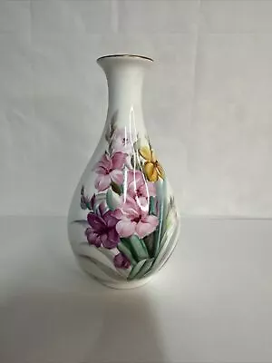 Buy Vintage Noritake Bone China Floral Hand Painted Rose Bud Vase Nippon Preowned • 27.96£