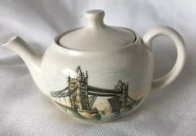 Buy Brixham Pottery  Tower Bridge London  Souvenir Decorative Collectable Teapot • 2.99£