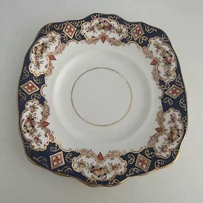 Buy Vintage Royal Albert Crown China Heirloom Square Cake Serving Plate Made In U.K. • 10£