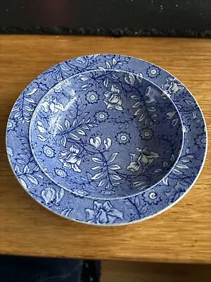 Buy Vintage Royal Tudor Ware Blue And White Floral Chintz Desert Bowl Lx16cm, Dx3cm • 19.99£