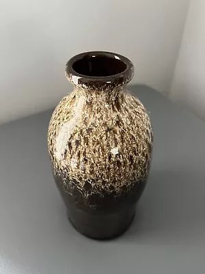 Buy Woburn Pottery Drip Glazed Pottery Vase - Brown - Vintage • 4.99£
