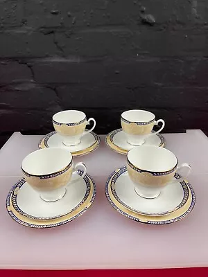 Buy 4 X Duchess Amadeus Tea Trios Cups Saucers And Side Plates Set • 34.99£