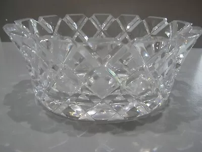 Buy An Orrefors 'Sofiero' Oval Bowl 1960c Lead Crystal A++ • 160.76£