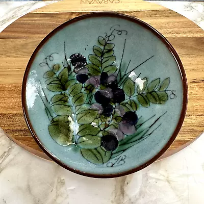 Buy Chelsea Studio Pottery Handpainted Flowers.Signed Joan Bowles 11.5 Cm • 14.99£