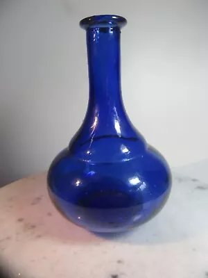 Buy Colbolt Blue Glass  Bottle Decanter  . 22cm High . • 12.95£