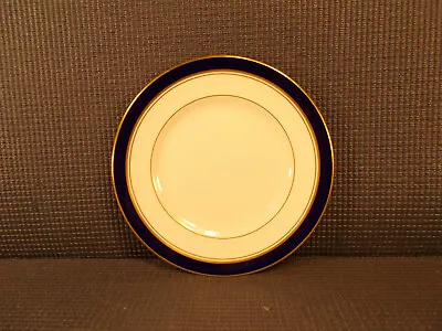 Buy Royal Worcester Dinnerware Howard Cobalt Blue Bread Plate 6 1/4  Gold Trim • 9.27£