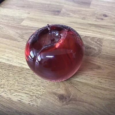Buy Wedgewood Glass Apple Paperweight • 8.50£