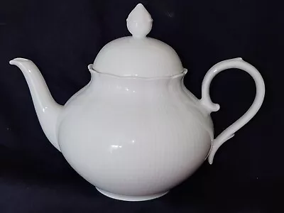 Buy Kaiser West Germany 0.8 Litre Romantica All White Teapot   • 22£