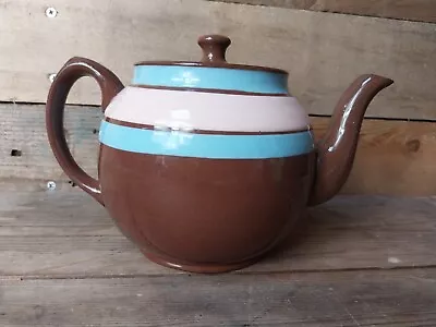 Buy Vintage Sadler Teapots Made In Staffordshire England, Brown, Pink, Blue • 13£