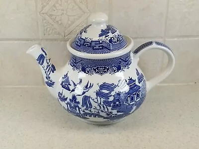 Buy Churchill China England Blue Willow Teapot W/lid Excellent Condition! • 32.61£
