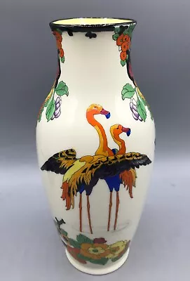 Buy Rare Royal Doulton Mandarin Ware Flamingo Vase By Robert Allen • 200£