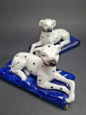 Buy Staffordshire Dalmatian Dogs Ornaments Figurine China Each One Is 14cm Long • 29.99£