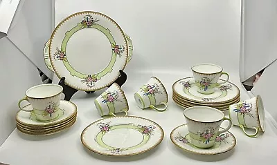 Buy Aynsley Art Deco Style 19 Piece Tea Set Sh67 • 89.99£