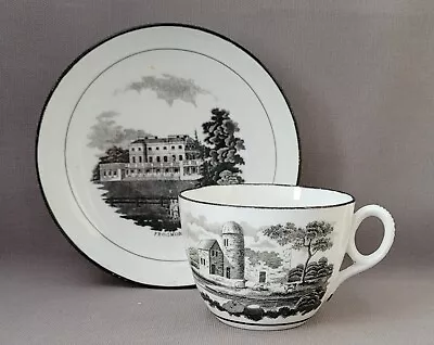 Buy New Hall Bat Printed Pattern 1063 Cup & Saucer 3 C1812-18 Pat Preller Collection • 20£