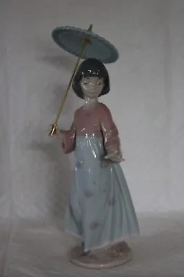 Buy Boxed Lladro 6156 Asian Love Lady With Parasol 24cm Figurine - VGC • 90£