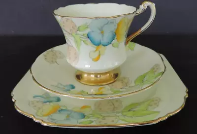 Buy Art Deco Vintage China Tea Set Trio.Paragon China. Hand Painted.4453.VGC. • 16.95£