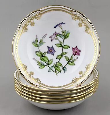 Buy Spode China England Stafford Flowers Cereal Soup Dessert Bowls X 6 1st  • 550£